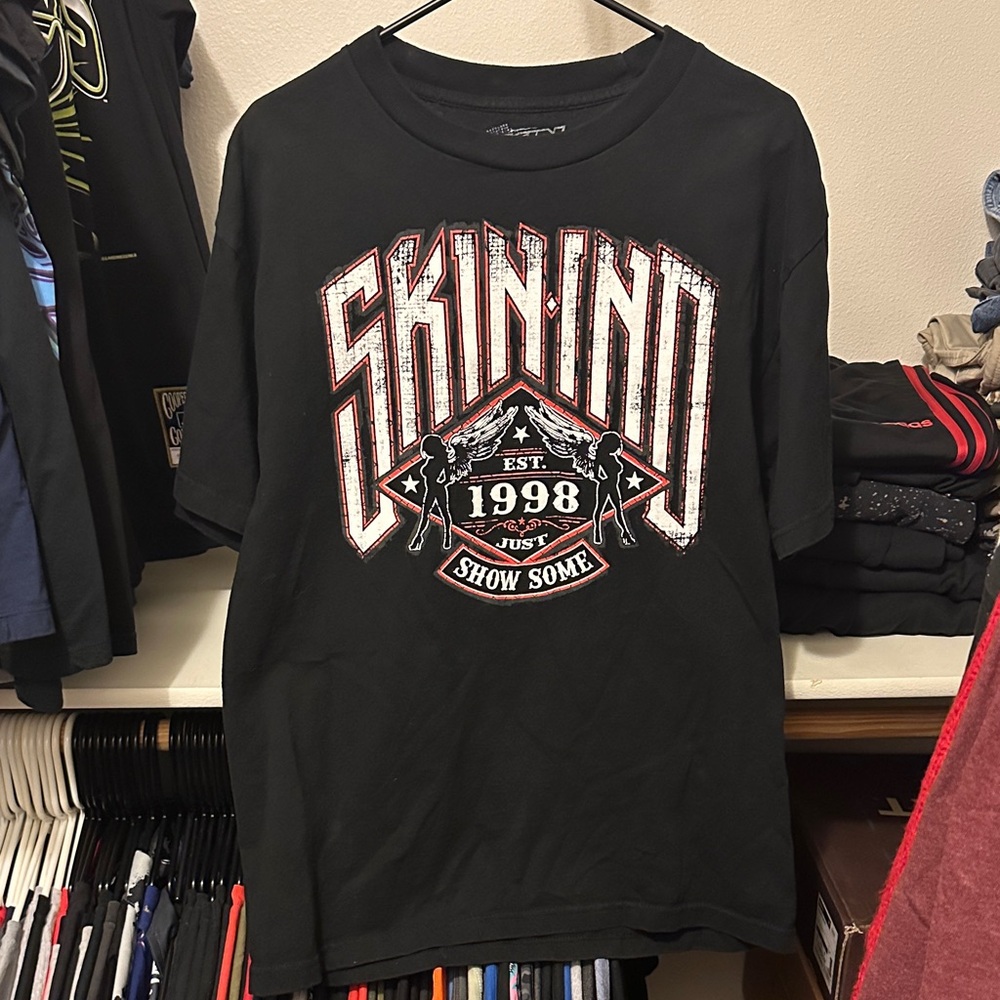 Large Black Skin Industries Shirt